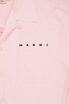 Marni - Poplin Logo Camp Shirt - Pink Gummy - Canoe Club