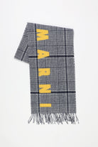 Marni - Prince of Wales Logo Wool Scarf - Blumarine - Canoe Club