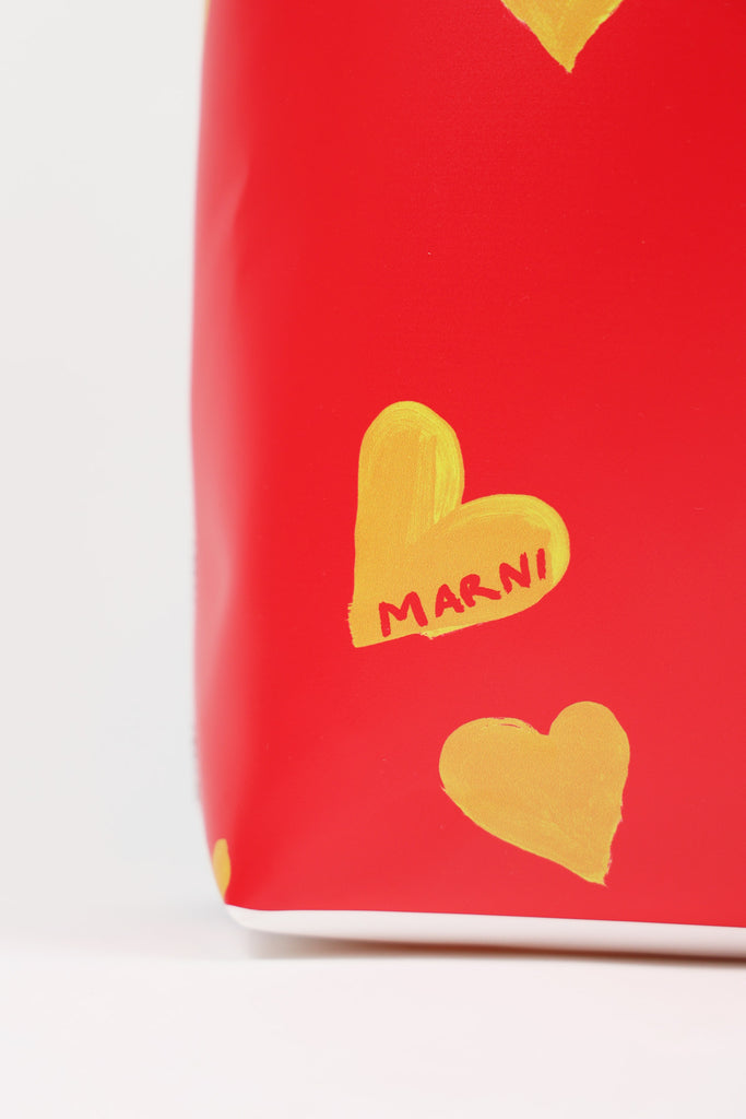 Marni - Red and Yellow Hearts Bag - Canoe Club
