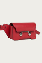 Marni - Trunkaroo Cross-Body Bag - Red Leather - Canoe Club