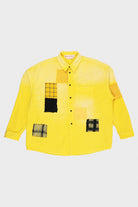 Marni - Shirt with Patterned Patches - Yellow - Canoe Club