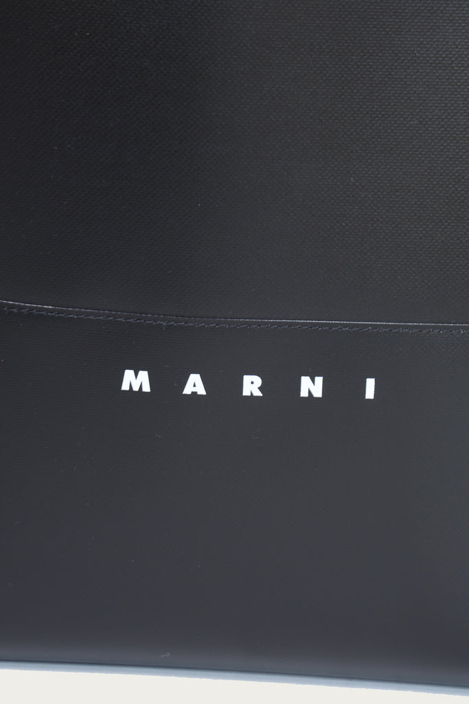 Marni - Shopping Bag - Black/White Logo - Canoe Club