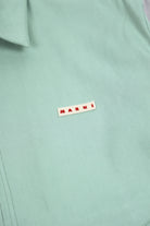 Marni - Striped Sleeve Jacket - Mint/Gray - Canoe Club