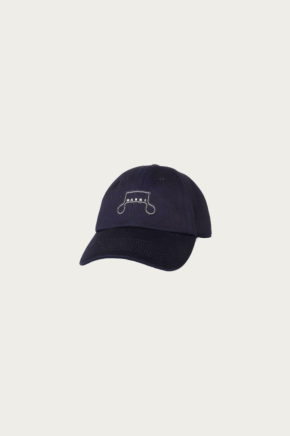 Marni - Trunkaroo Patch Logo Cap - Navy Blue - Canoe Club