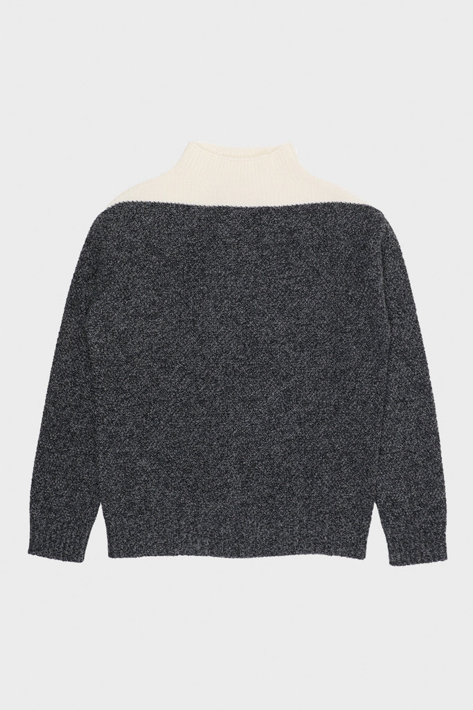 Marni - Turtleneck Sweater - Grey/White - Canoe Club