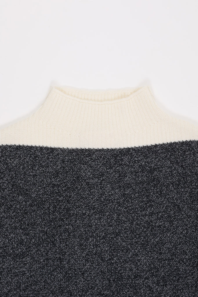 Marni - Turtleneck Sweater - Grey/White - Canoe Club