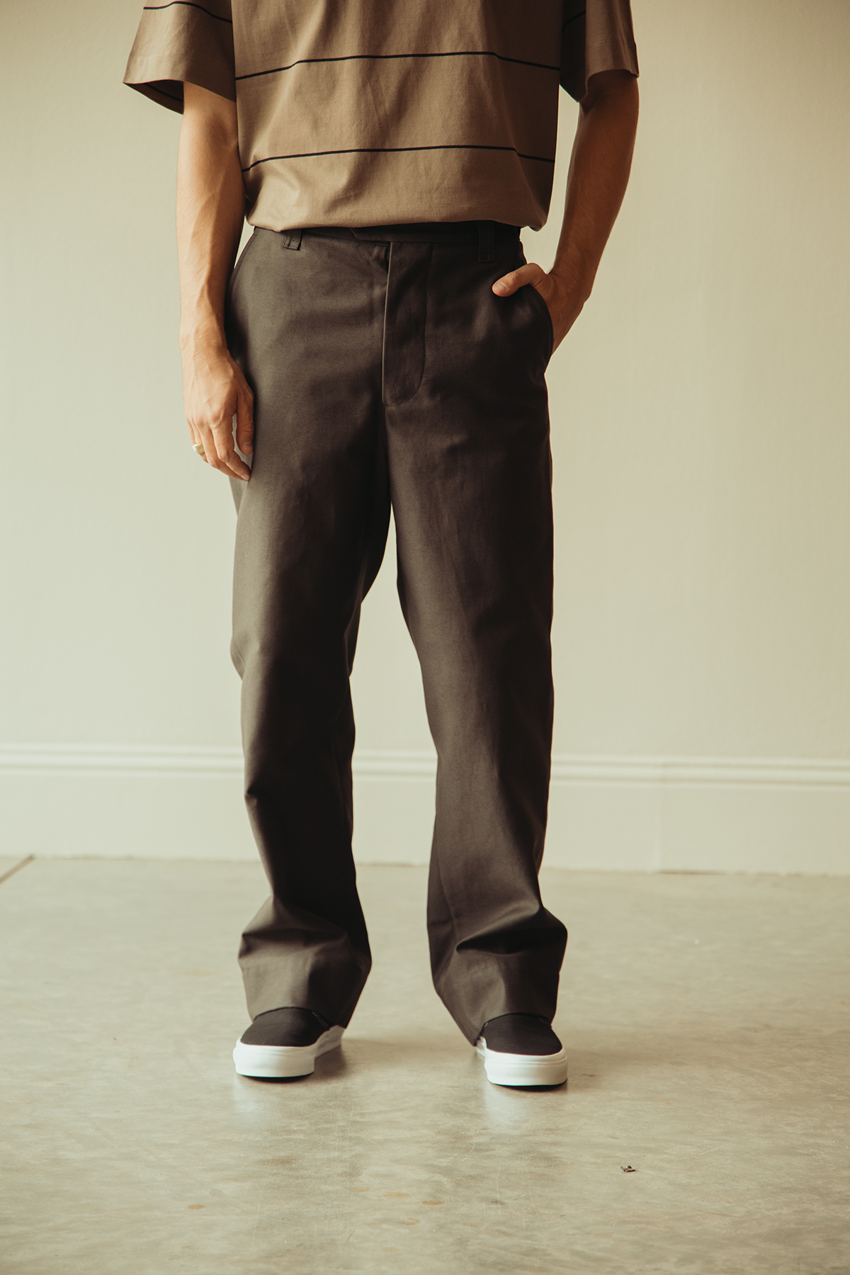 Margaret Howell - Relaxed Trousers - Elephant Dry Cotton Drill - Canoe Club