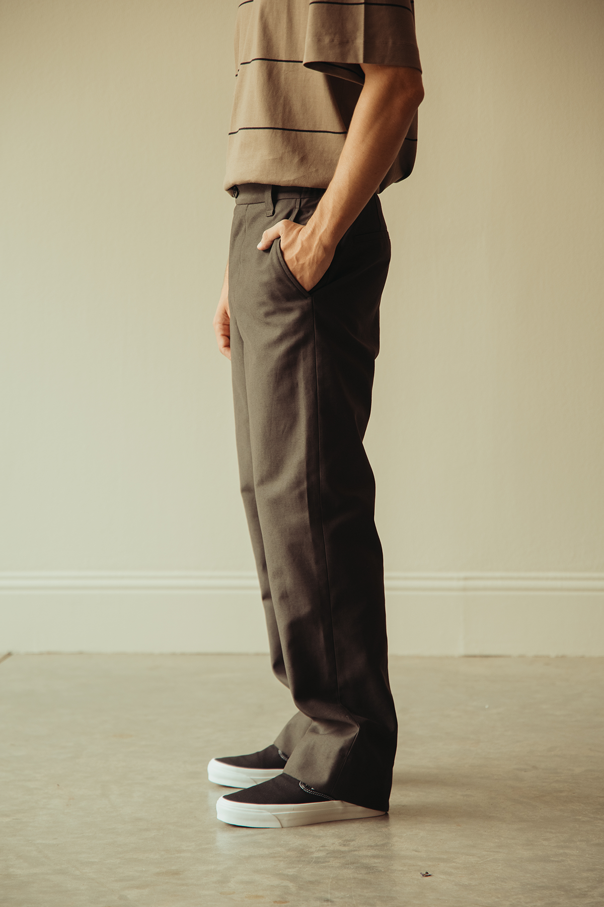 Margaret Howell - Relaxed Trousers - Elephant Dry Cotton Drill - Canoe Club