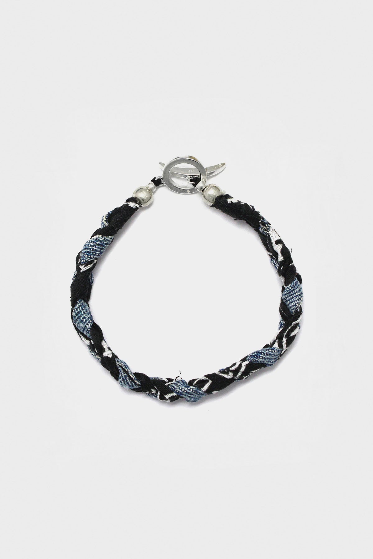 Mikia - Vintage Denim/Bandana Bracelet - Black - Canoe Club