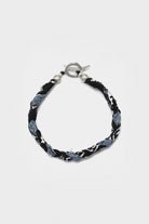 Mikia - Vintage Denim/Bandana Bracelet - Black - Canoe Club