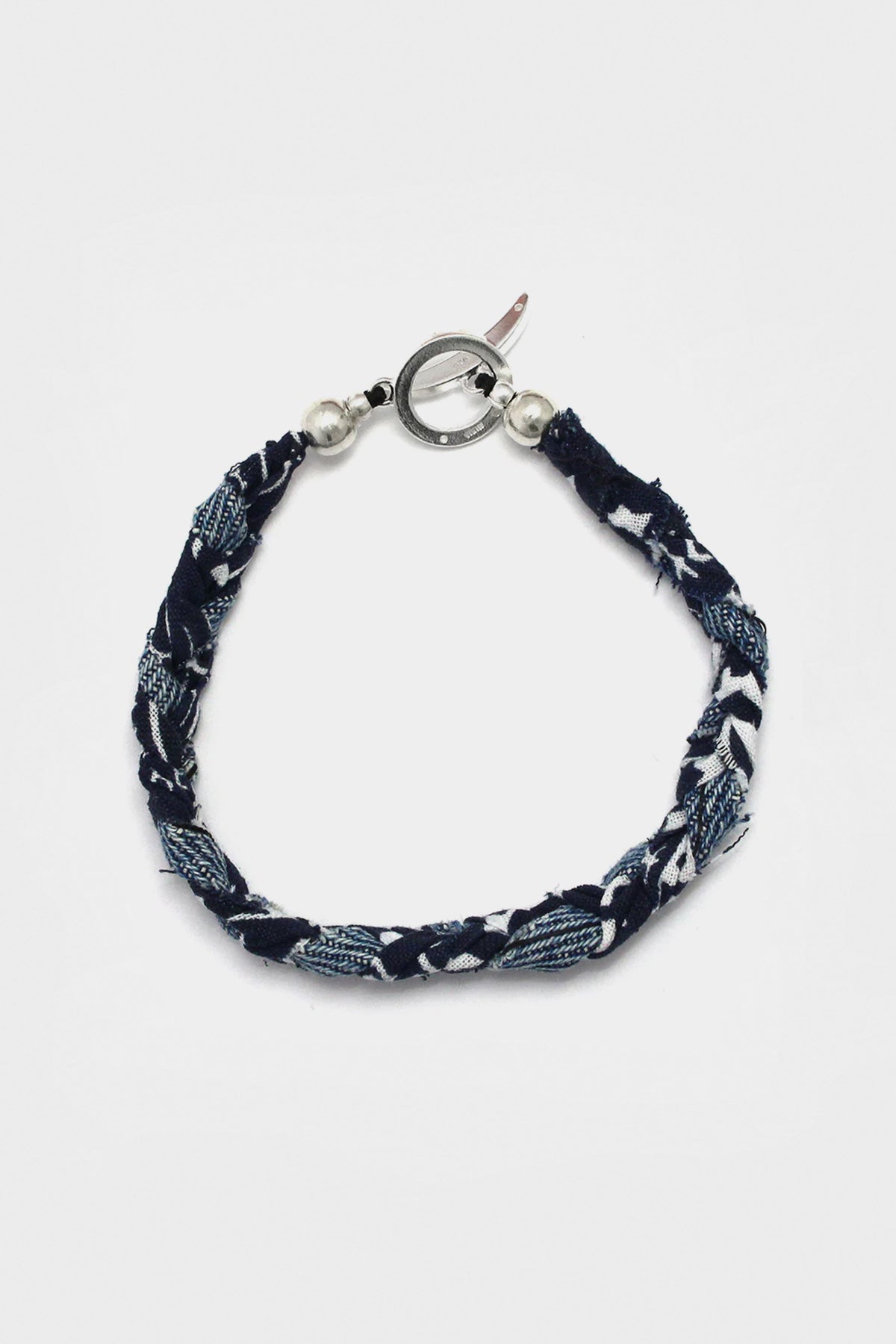 Mikia - Vintage Denim/Bandana Bracelet - Navy - Canoe Club