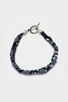 Mikia - Vintage Denim/Bandana Bracelet - Navy - Canoe Club