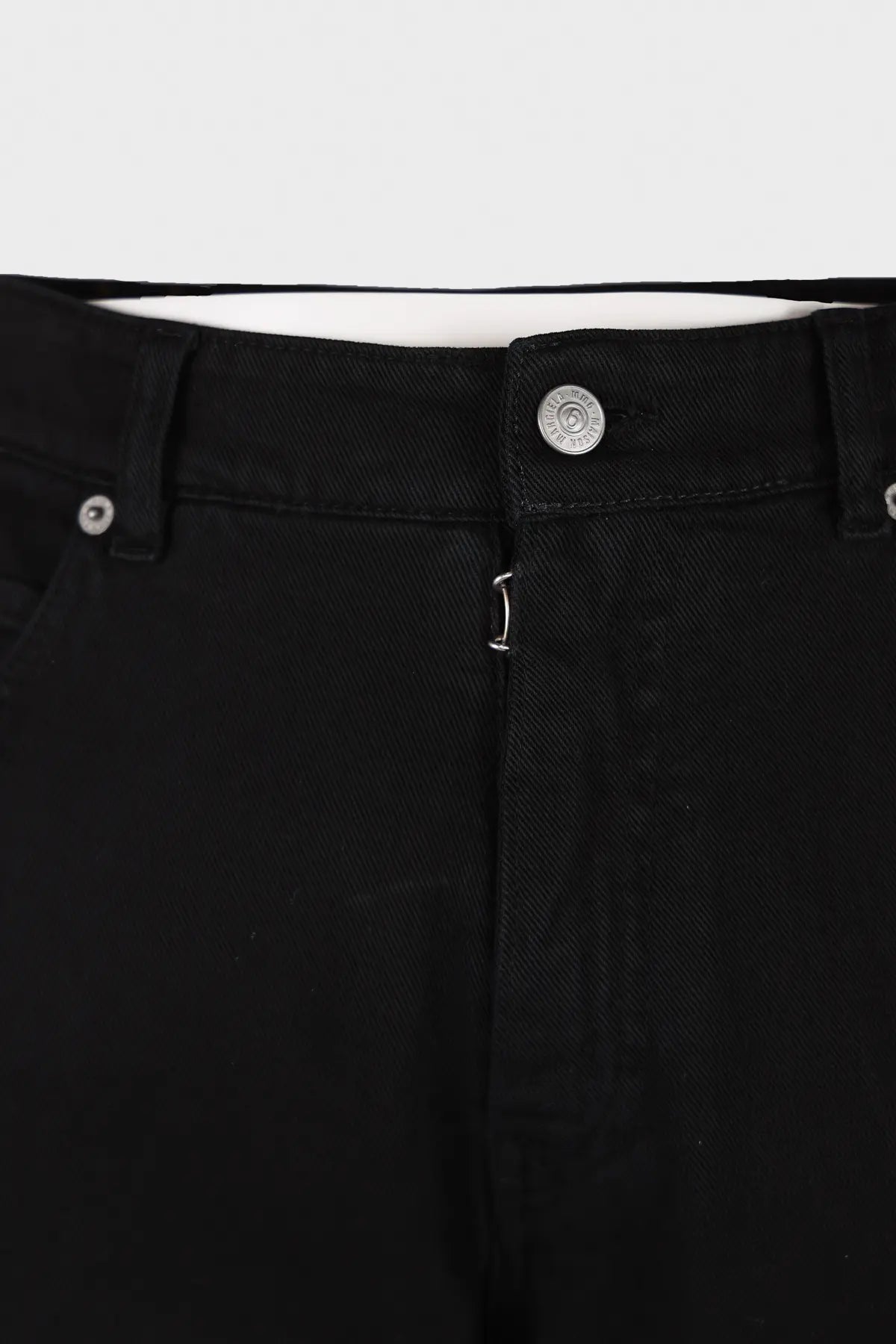 MM6 Maison Margiela - 5 Pocket Bull Cotton Trousers - Black - Canoe Club