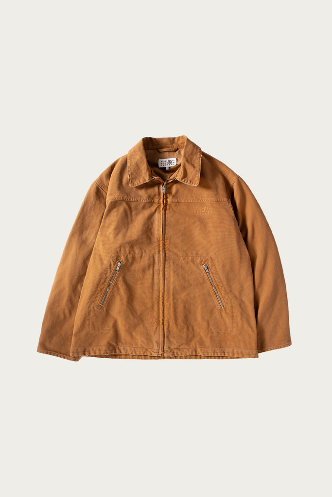 MM6 Maison Margiela - Canvas Numeral Work Jacket - Brown/Tan - Canoe Club