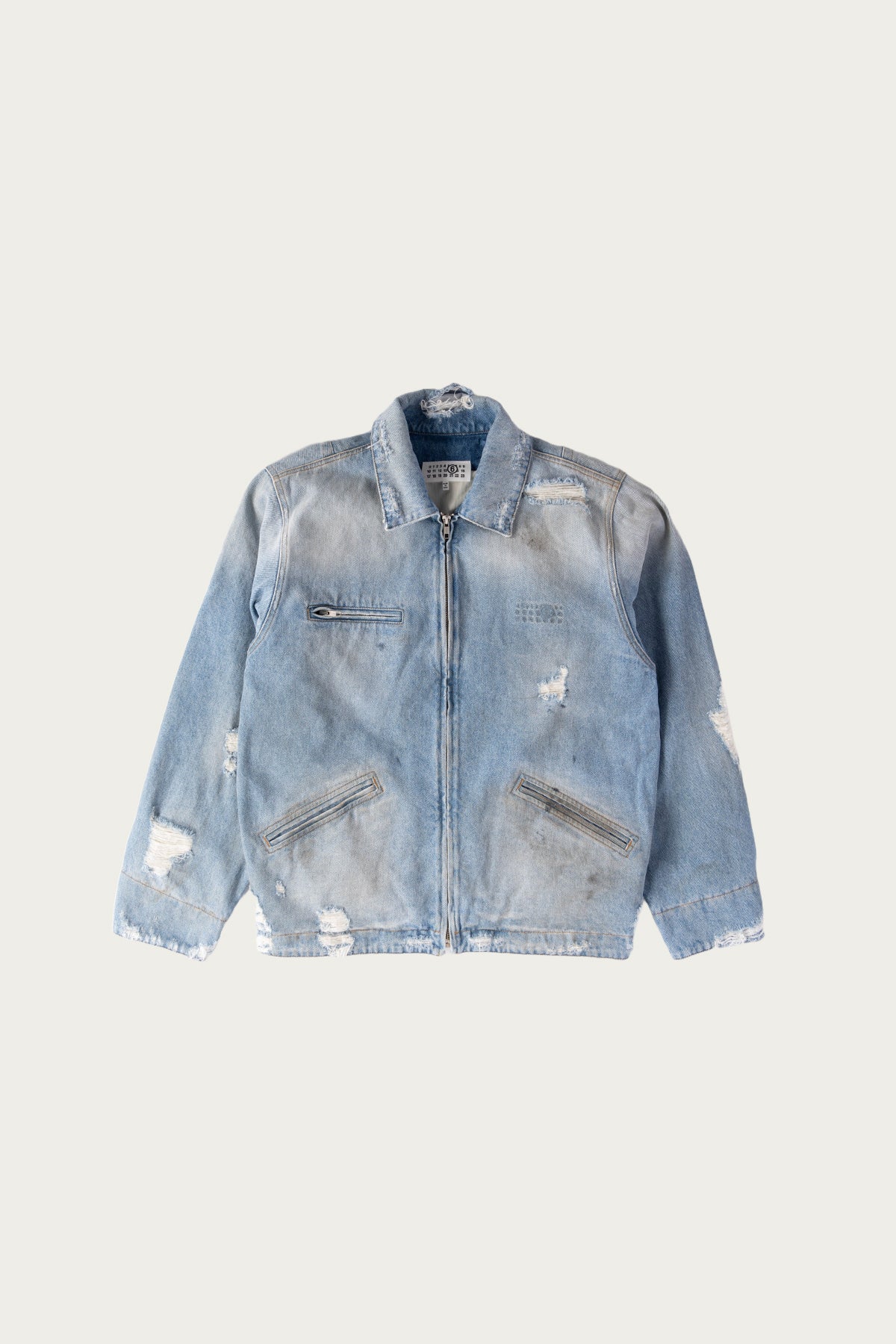 MM6 Maison Margiela - Denim Zip Jacket - Worn - Canoe Club