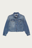 MM6 Maison Margiela - Distressed Denim Jacket - Light Blue - Canoe Club