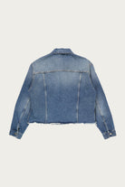 MM6 Maison Margiela - Distressed Denim Jacket - Light Blue - Canoe Club