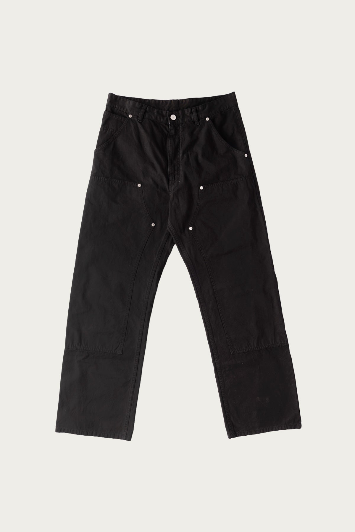 MM6 Maison Margiela - MM6 Double Knee Trousers - Black - Canoe Club