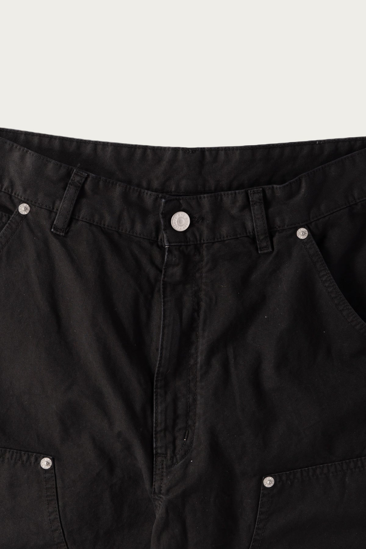 MM6 Maison Margiela - MM6 Double Knee Trousers - Black - Canoe Club