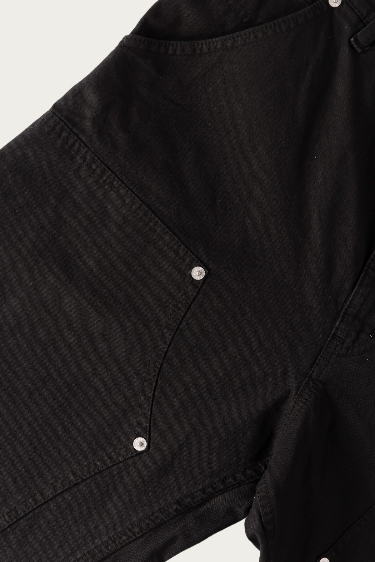 MM6 Maison Margiela - MM6 Double Knee Trousers - Black - Canoe Club