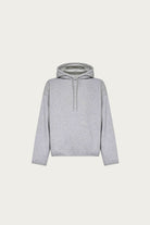 MM6 Maison Margiela - Flat Hem Hoodie - Heather Grey - Canoe Club