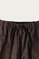 MM6 Maison Margiela - Glen Plaid Easy Trousers - Brown/Black - Canoe Club
