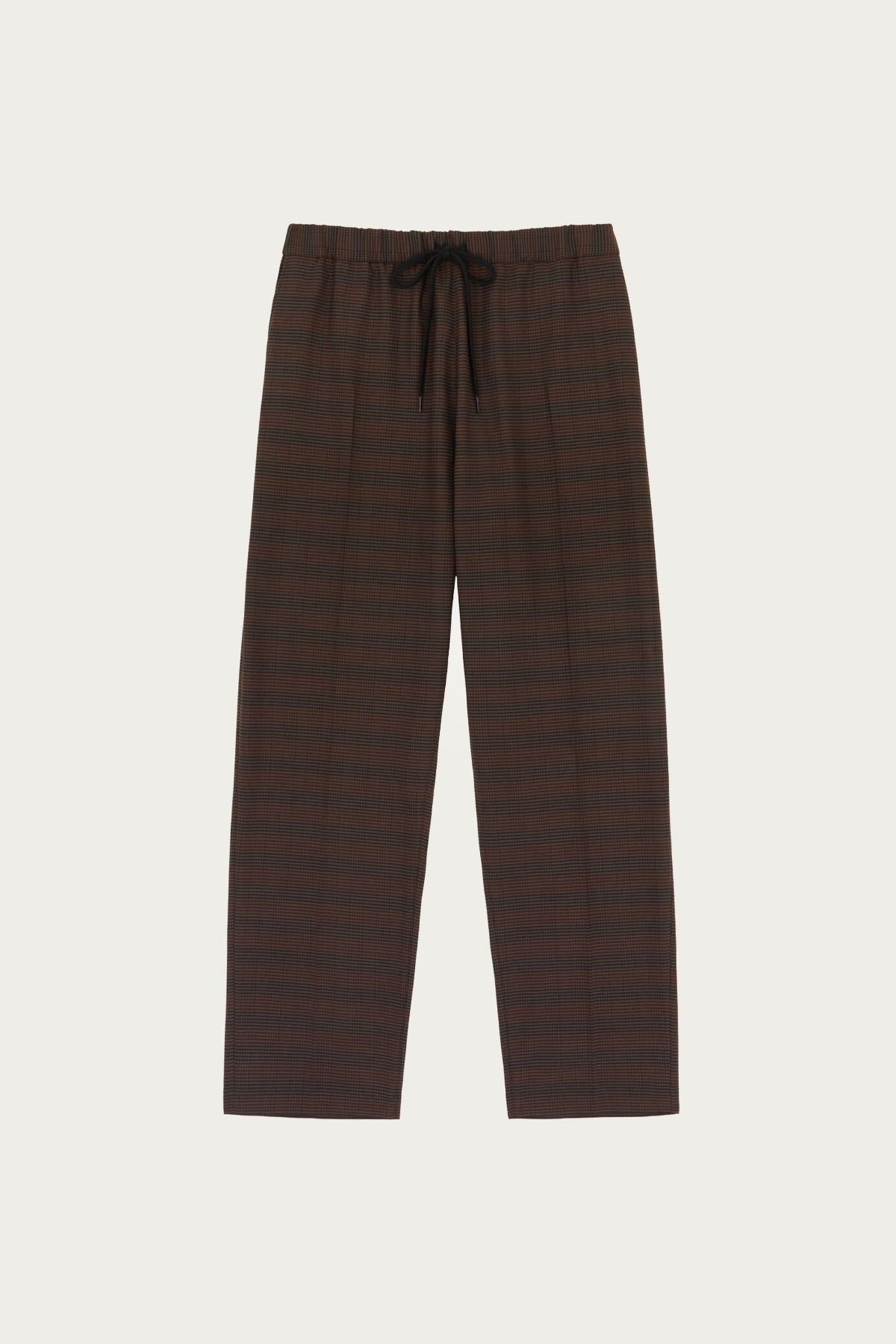 MM6 Maison Margiela - Glen Plaid Easy Trousers - Brown/Black - Canoe Club