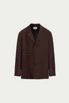 MM6 Maison Margiela - Glen Plaid Sportscoat - Brown/Black - Canoe Club