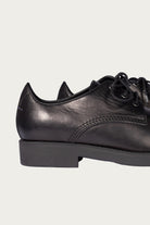 MM6 Maison Margiela - Leather Lace Up Shoe - Black - Canoe Club
