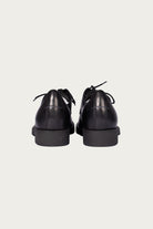 MM6 Maison Margiela - Leather Lace Up Shoe - Black - Canoe Club