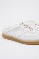 MM6 Maison Margiela - 6 Court Sneakers Mule - White - Canoe Club