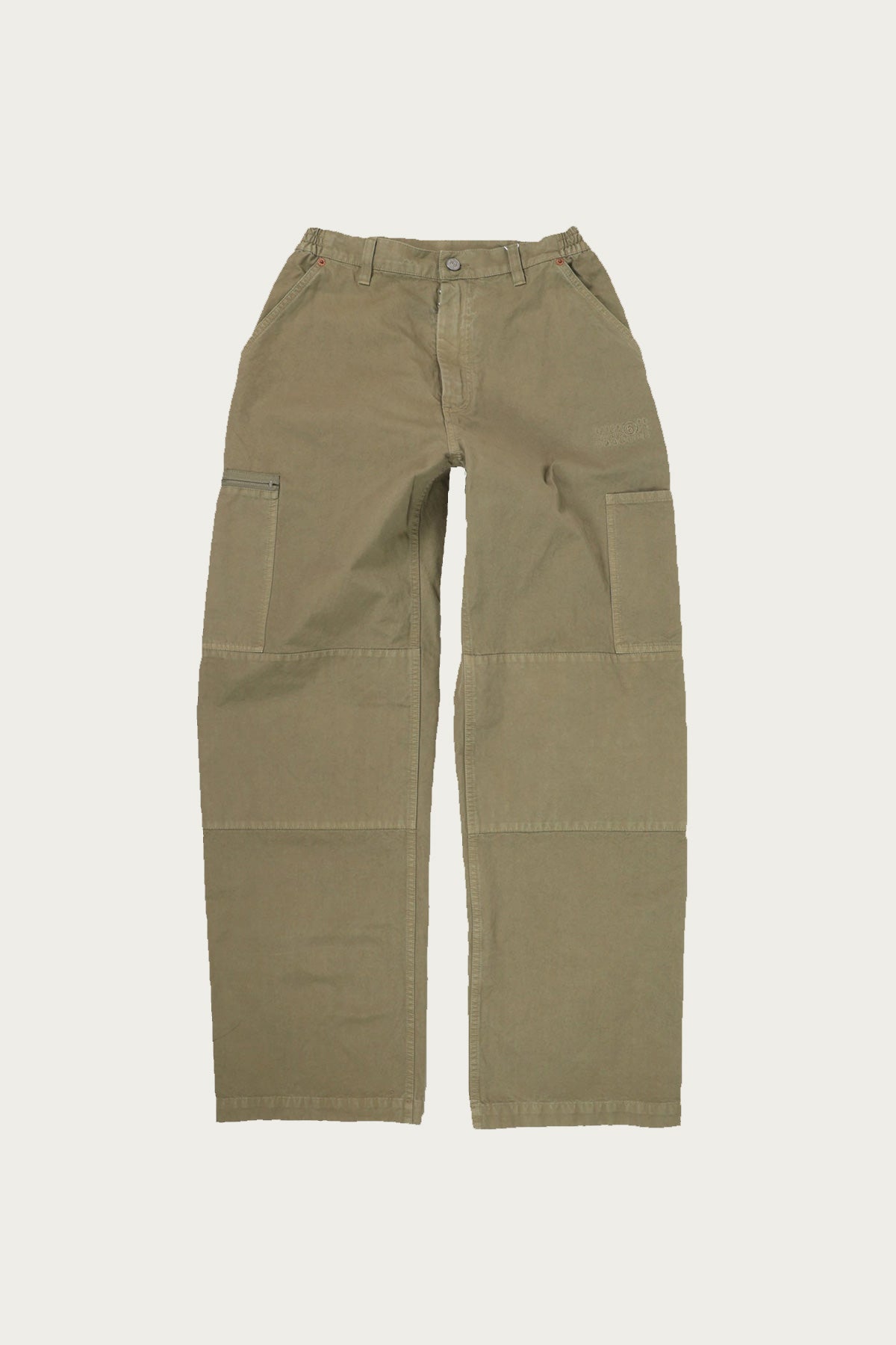 MM6 Maison Margiela - Double Knee Cargos - Olive Drab - Canoe Club