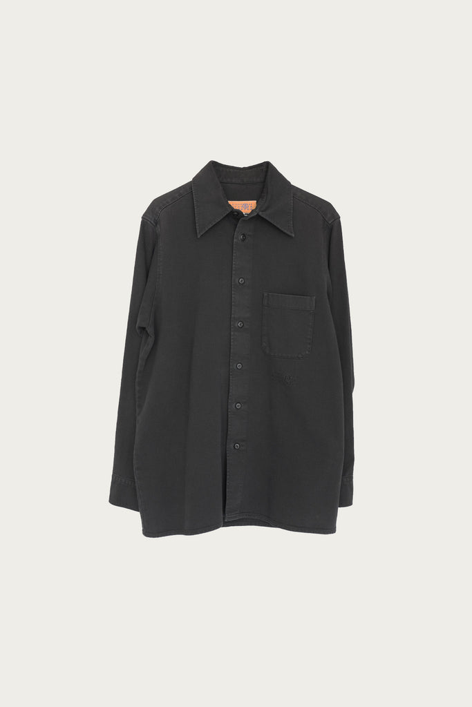 MM6 Maison Margiela - Longsleeve Number Shirt - Black - Canoe Club