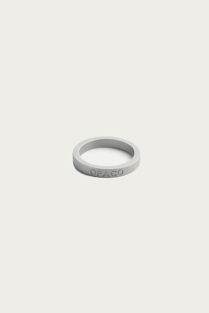 MM6 Maison Margiela - Minimal Numeric Signature Ring - Matte Palladio - Canoe Club