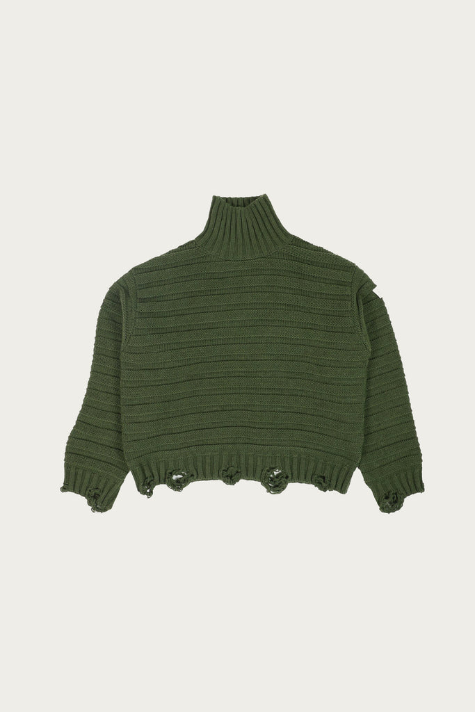 MM6 Maison Margiela - Pullover - Textured Olive - Canoe Club