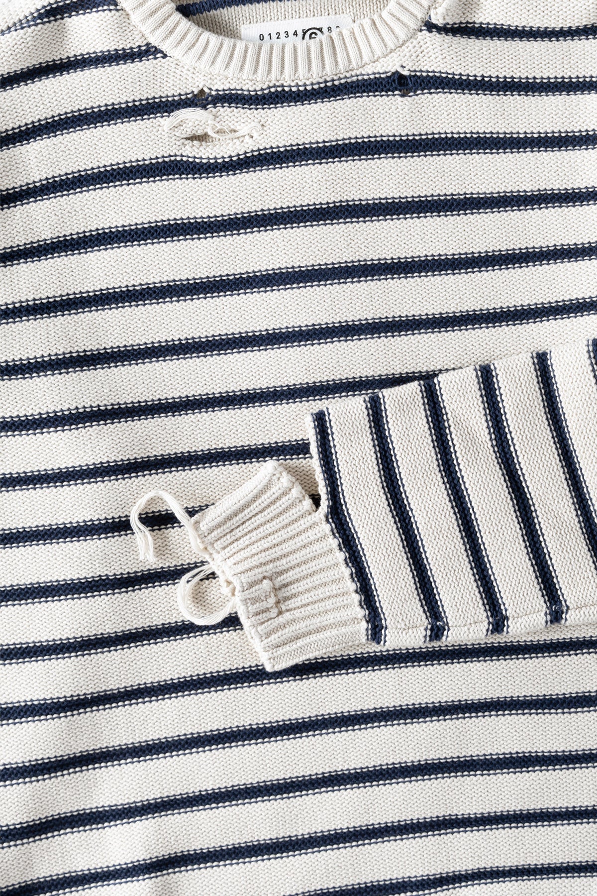MM6 Maison Margiela - Striped Sweater - Cream - Canoe Club