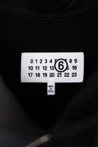 MM6 Maison Margiela - Unbrushed Jersey Hooded Sweatshirt - Black - Canoe Club