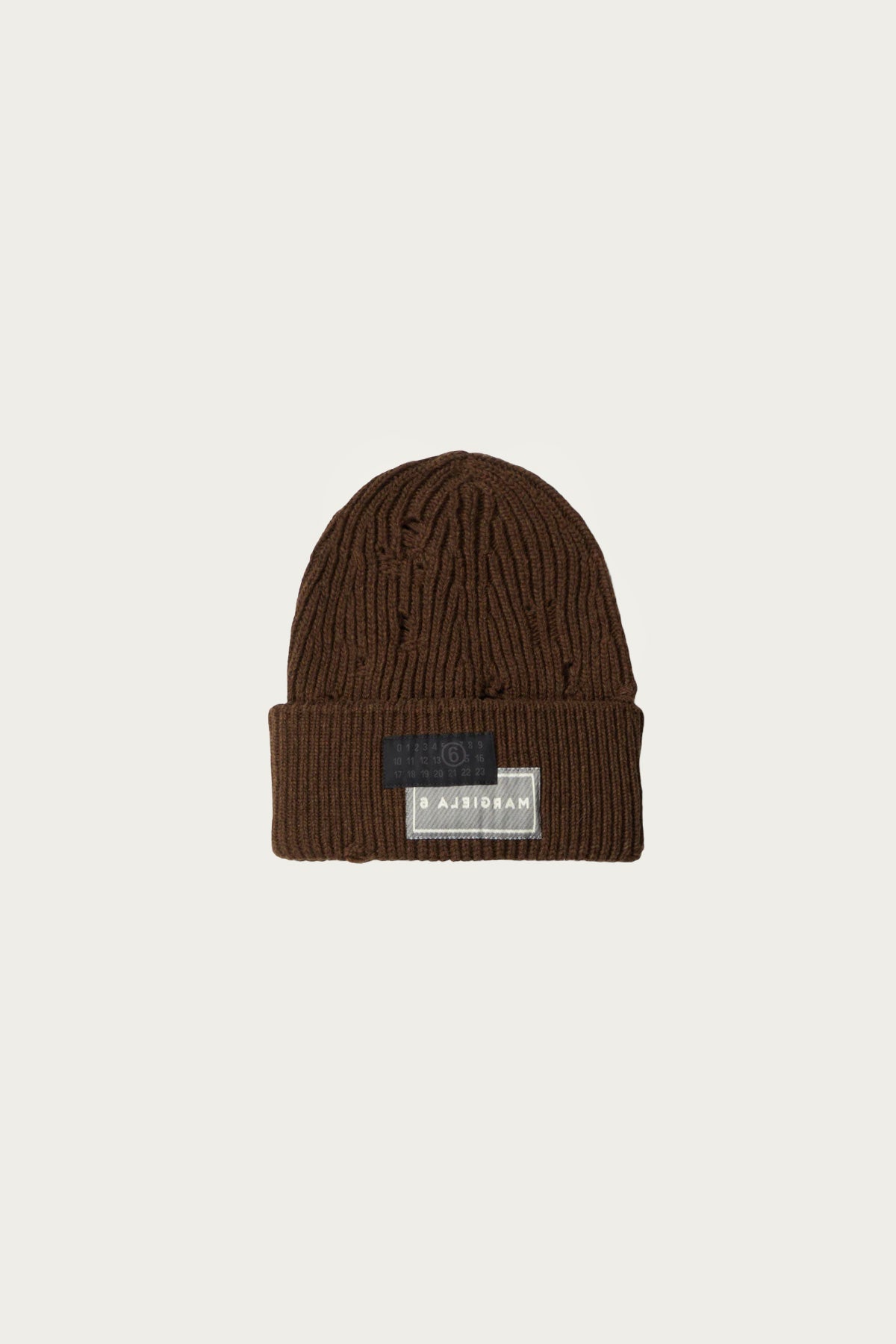 MM6 Maison Margiela - MM6 Margiela Beanie - Brown - Canoe Club