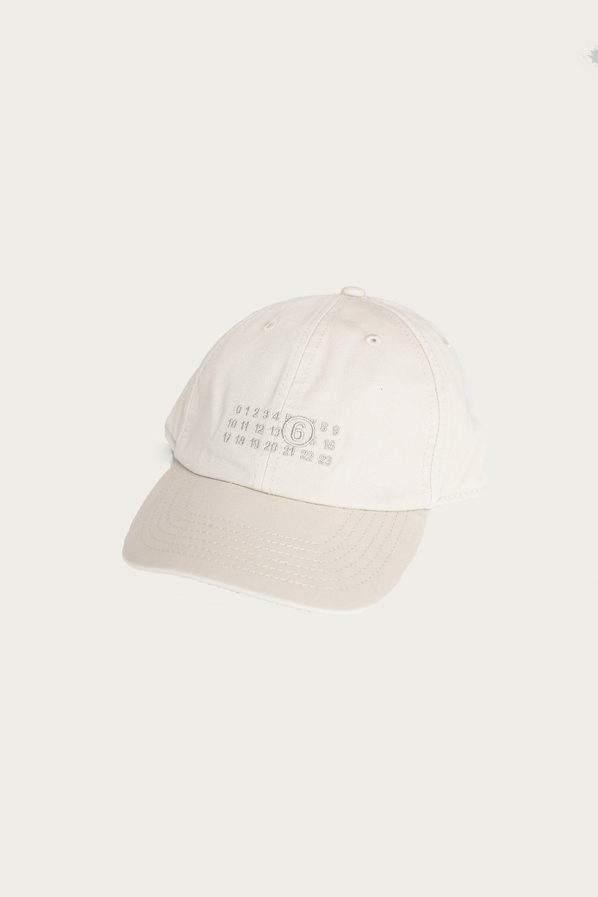 MM6 Maison Margiela - Numbers Hat - Ecru - Canoe Club