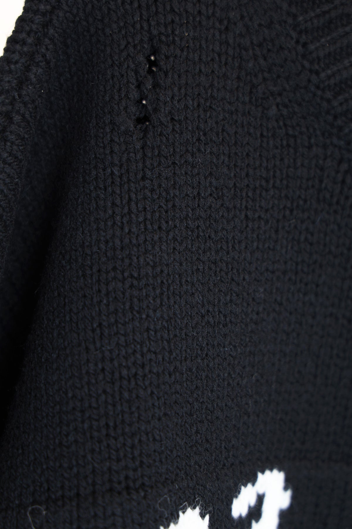 MM6 Maison Margiela - Numbers Knit Sweater - Black/White - Canoe Club
