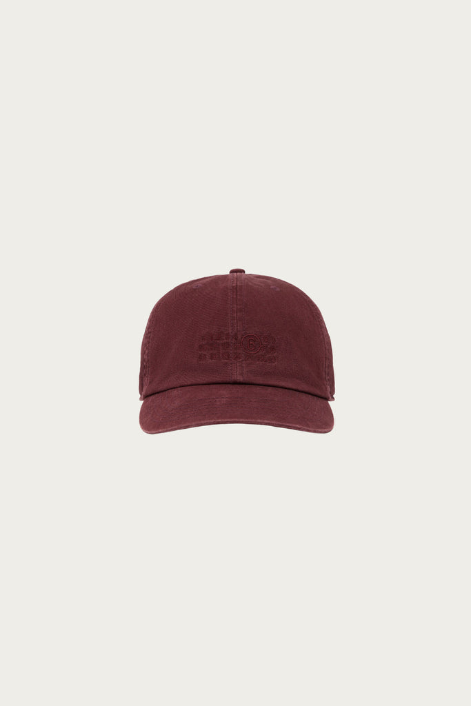 MM6 Maison Margiela - Numerals Hat - Burgundy - Canoe Club