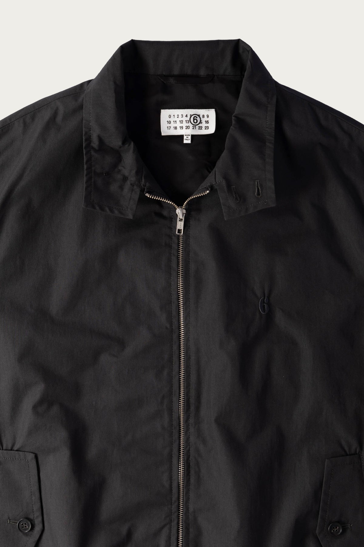 MM6 Maison Margiela - Numerical 6 Harrington Jacket - Black - Canoe Club