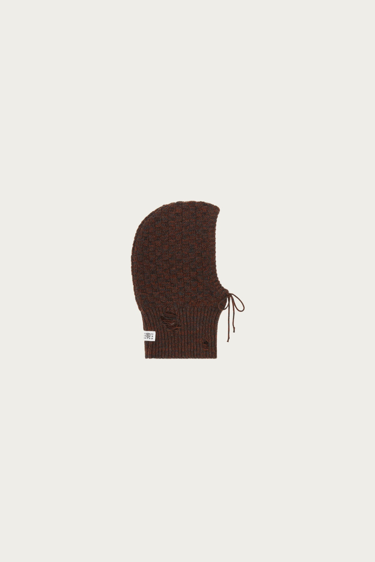 MM6 Maison Margiela - Patterned Balaclava - Grey/Orange - Canoe Club