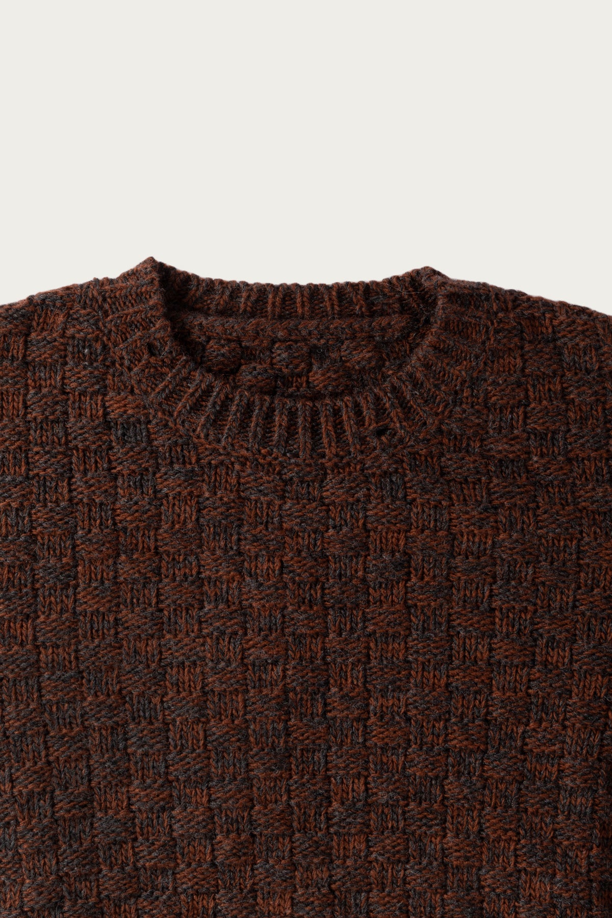MM6 Maison Margiela - Patterned Sweater - Grey/Orange - Canoe Club