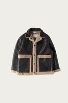 MM6 Maison Margiela - Reversbile Leather/Shearling Jacket - Black/Brown - Canoe Club