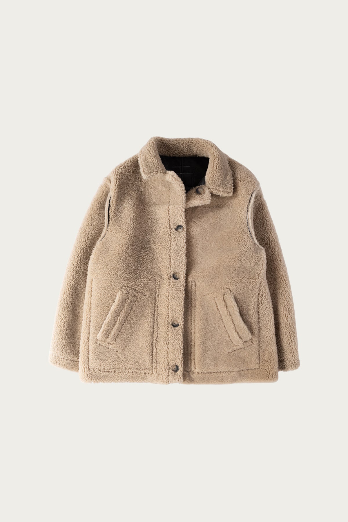 MM6 Maison Margiela - Reversbile Leather/Shearling Jacket - Black/Brown - Canoe Club