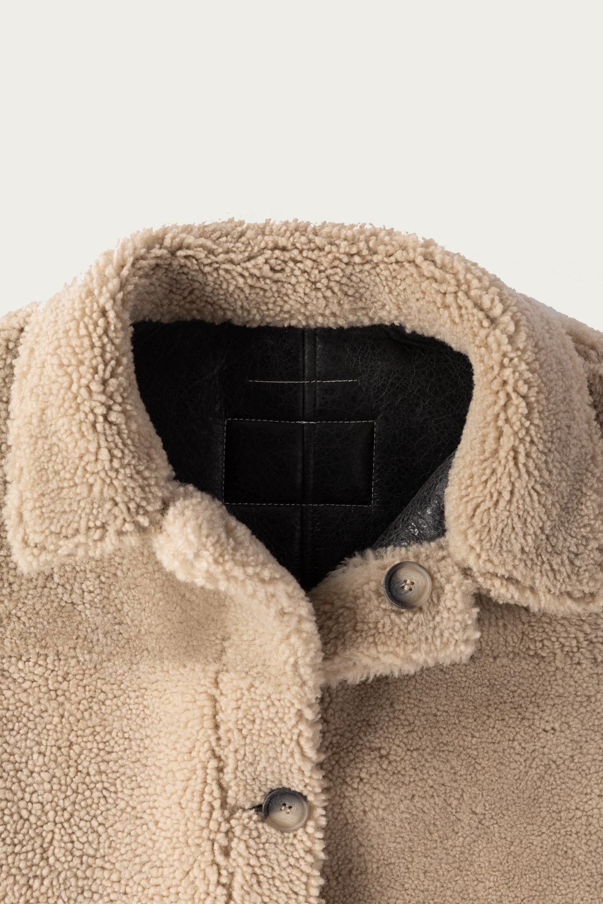 MM6 Maison Margiela - Reversbile Leather/Shearling Jacket - Black/Brown - Canoe Club