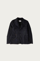 MM6 Maison Margiela - Single Breasted Paint Splatter Jacket - Black - Canoe Club