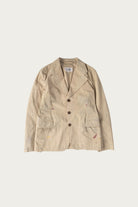 MM6 Maison Margiela - Single Breasted Paint Splatter Jacket - Sand Beige - Canoe Club