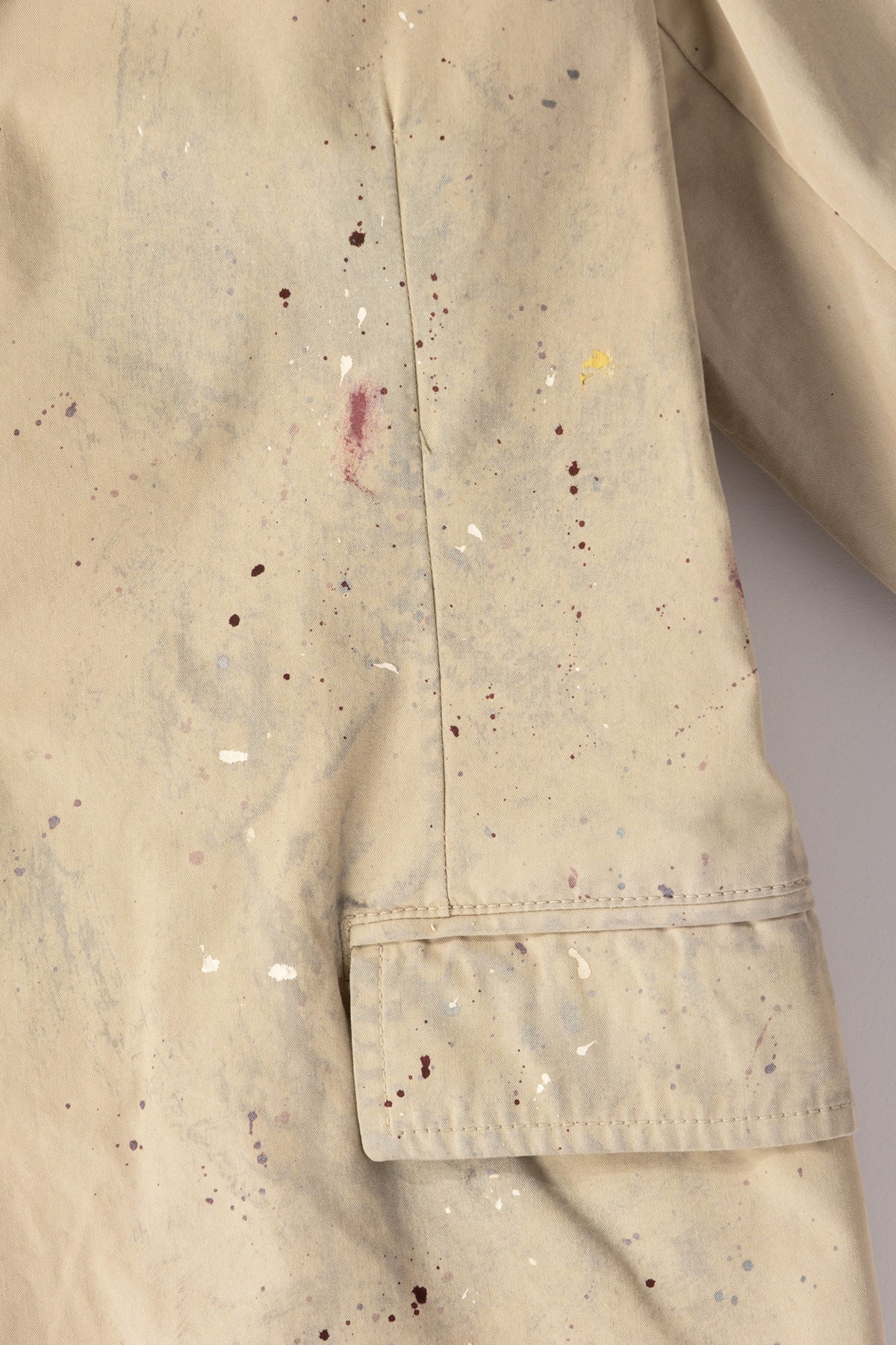 MM6 Maison Margiela - Single Breasted Paint Splatter Jacket - Sand Beige - Canoe Club